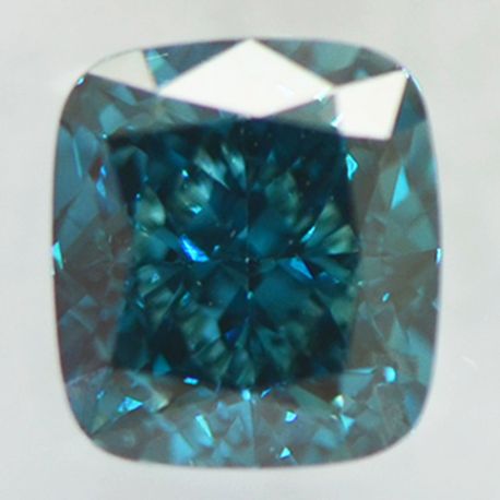 Cushion Cut Diamond Fancy Blue SI1 IGI Certified 1.13 Carat