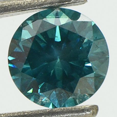 Fancy Green Round Diamond 1.06 Carat VVS2