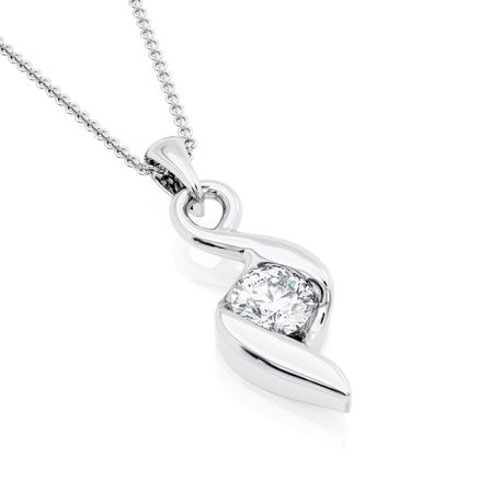 Solo Diamond Necklace 1.30 Ct Total Carat Weight - Model NCSR-08