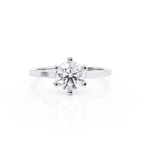 Solitaire Diamond Ring 1 Ct Total Carat Weight - Model ARIANA