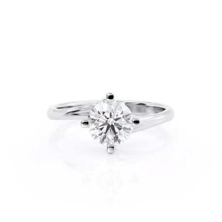 Solitaire Diamond Ring 1 Ct Total Carat Weight - Model BRIELLE