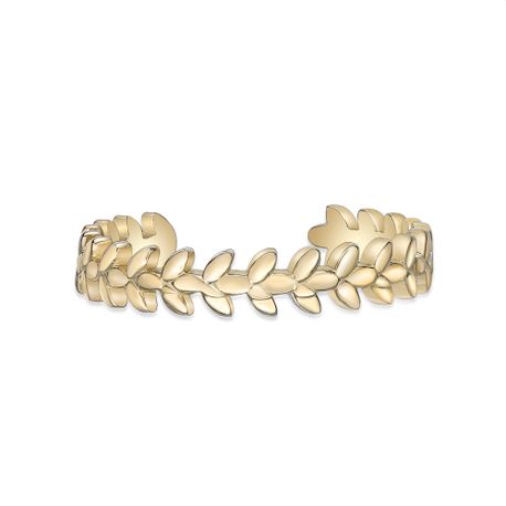 10K Yellow Gold Vine Band Adjustable Toe Ring