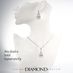 Central Diamond Center Chandelier Dancing Gemstone Dangle Earrings 925 Silver & Pure Brilliance Zirconia - Platinum Plated