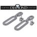 Double Oval Dangle Earrings in 925 Sterling Silver & Pure Brilliance Zirconia