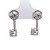 Earring Jackets with CZ– Sterling Silver, Adjustable Drop Design – 1.50 CTW
