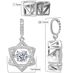 Star of David Dancing Gemstone Necklace in 925 Sterling Silver w/ Pure Brilliance Zirconia CZ – Yellow