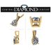 Stunning Sparkle 3 Prong Solitaire Simulated-Diamond Necklace Sterling Silver CZ (83-10025)