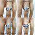VOGUE 4 Prong Solitaire Engagement Wedding Ring Round Brilliant Cut (111-10654)