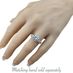 VOUS Round Cut Solitaire Engagement Wedding Ring, Sterling Silver w/ Pure Brilliance Zirconia - Size 4