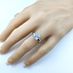 VOGUE 4 Prong Solitaire Engagement Wedding Ring Round Brilliant Cut (47-15340)