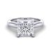 VOGUE 4 Prong Solitaire Engagement Wedding Ring Round Brilliant Cut (47-15340)