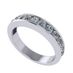 Anniversary Band Ring Channel Set w/ Pure Brilliance CZ 0.75ctw - Reg Shank - Sterling Silver - Size 4.5