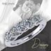 Lucita Anniversary Ring Simulated Diamond Zirconia Wedding Band 5 Stone 3.5mm - Sterling Silver Size 4.5