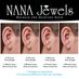 NANA Jewels Round Simulated Diamond Stud Earrings Hypoallergenic Metal & Sterling Silver CZ - 3.50mm (0.30cttw) Yellow