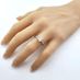NANA Jewels Silver 7.00mm (2.00ct) Princess Cut Zirconia Lucita Solitaire Engagement Ring-Platinum Plated-Size 6.5