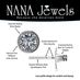 NANA Jewels Round Halo CZ Stud Earrings 925 Sterling Silver & Hypoallergenic â€“ 6.5mm Platinum