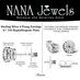 NANA Jewels Round Simulated Diamond Stud Earrings Hypoallergenic Metal & Sterling Silver CZ - 9.50mm (7.00cttw) Plat