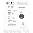 Round Cut Fancy Blue Diamond 0.45 Carat VS2 5.01X4.87 MM