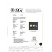 Rose-Cut Diamond Halo Earrings Round Natural Fancy Yellow 14K White Gold 1.32TCW