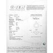 0.90 Carat Certified Round Diamond Solitaire Ring D VS2 Treated 14K White Gold