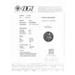 Loose Round Shaped Fancy Blue Diamond 0.51 Carat SI1 4.99X4.92 MM