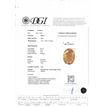 Oval Cut Diamond Fancy Orange Yellow 0.56 Carat VS2