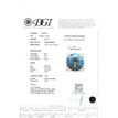 Fancy Blue Round Cut Diamond 0.72 Carat VS2