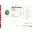 Green Spinel Gemstone Oval Shape Lab Created Certified 13.81x17.22mm 17.50 Carat