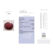8.28 Carat Oval Shaped Red Ruby Gemstone