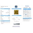 1 Carat Yellow Princess Diamond SI2 5.19X4.92 MM