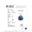 Fancy Blue Color Round Diamond 0.55 Carat SI1