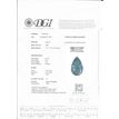 Pear Shape Diamond Fancy Blue Color 3.12 Carat I1