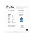 Pear Shape Diamond Fancy Blue Color 0.46 Carat SI2