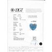 Heart Shape Diamond Fancy Blue Color 0.74 Carat VS2