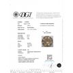 Round Diamond Certified 1.07 Carat SI1 Natural Fancy Yellowish Brown