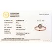 Rose Cut Diamond Bezel Engagement Ring 14K Rose Gold Fancy Gray 1.42 TCW