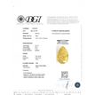 Pear Shape Diamond Fancy Yellow Color 0.51 Carat VS2