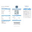 Princess Cut Diamond 0.46 Carat D/SI1 