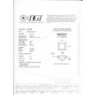 Princess Shaped Diamond Loose 0.32 Carat D/SI1