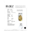 Pear Shape Diamond Fancy Yellow Color 0.38 Carat VS2