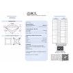 Natural Princess Diamond Loose 0.97 Carat F/SI1 5.19 MM