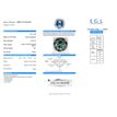 Loose Fancy Green Blue Round Diamond 0.95 Carat SI1 6.05 MM