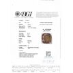 Cushion Cut Diamond Fancy Orange Color 1.33 Carat I1