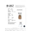 Pear Shape Diamond Natural Fancy Orange Color 0.31 Carat VS2
