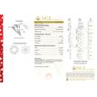 Loose Round Shaped Diamond 0.54 Carat D/VS2