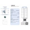 Loose Blue Round Diamond 0.56 Carat SI1