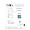 Loose Fancy Blue Princess Cut Diamond 1.63 Carat SI2