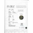 Round Shape Diamond Loose Greenish Yellow 0.72 Carat SI2 Enhanced For Wedding