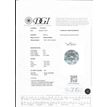 Loose Round Diamond Fancy Blue 0.91 Carat SI2