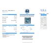 Blue Princess Diamond 0.97 Carat SI3